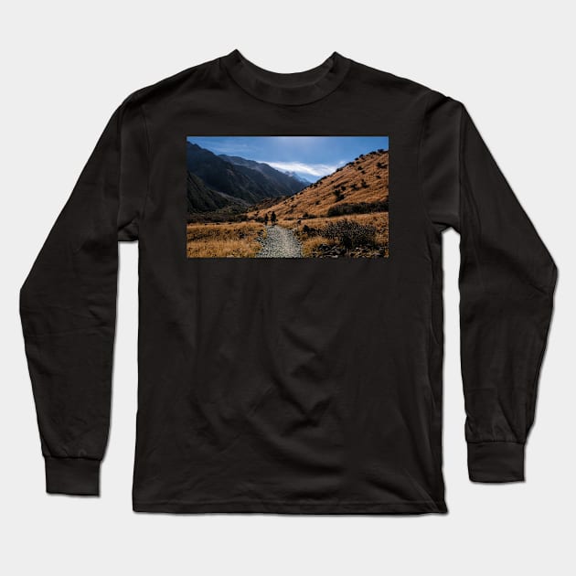 Tramping Through Mackenzie Country Long Sleeve T-Shirt by krepsher